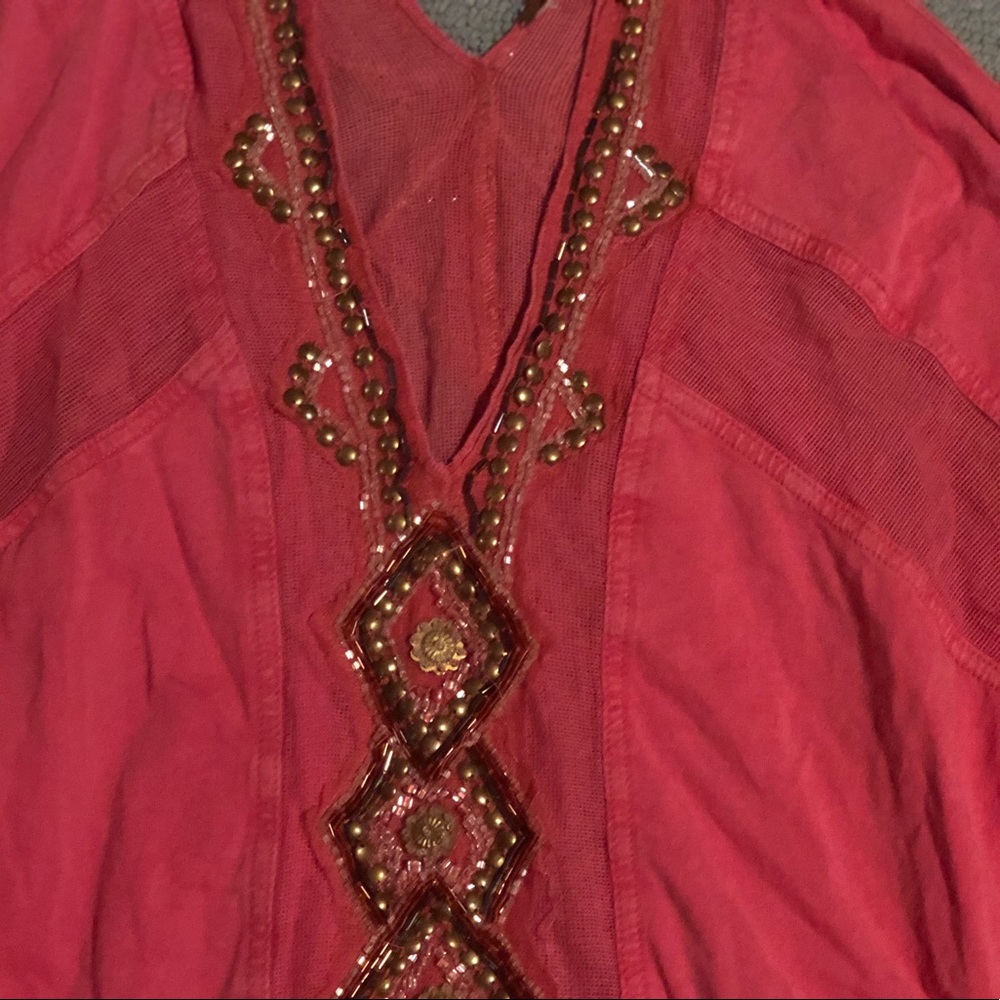 Fun, Coral Free People Top